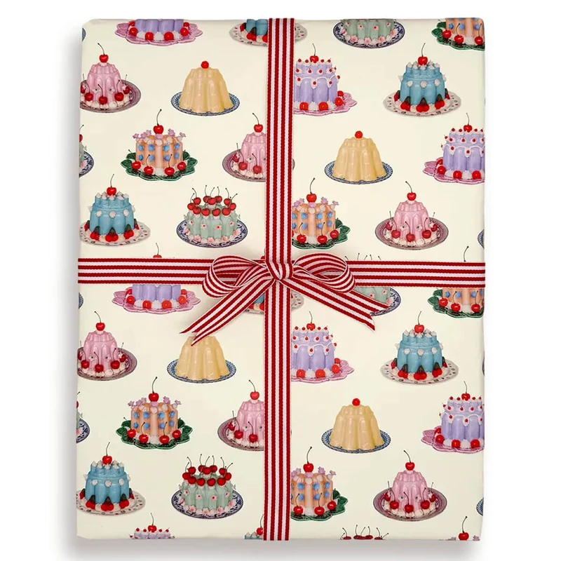 Blancmanges Gift Wrap Sheet by Canonbury Press