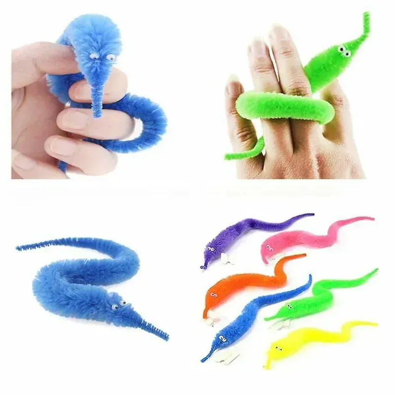 Magisk orm fidget fingerleke | Klassisk triksleke for barn og voksne