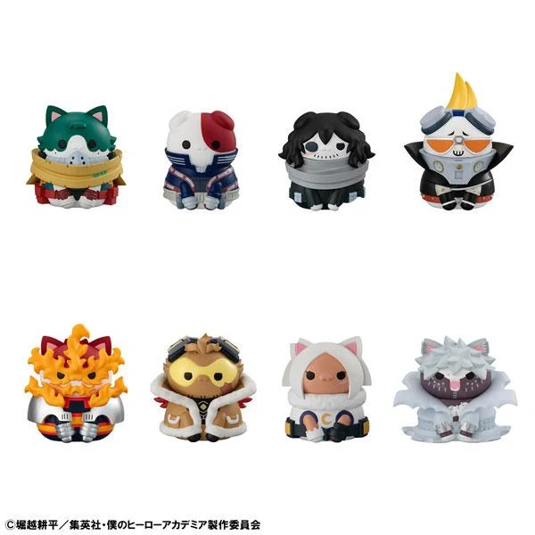 MEGA CAT PROJECT My Hero Academia Nyanko Nr. 01 BOX 8-delars Megahouse