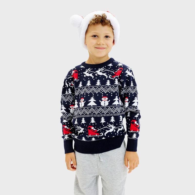 Den Stilede Julesweater - Børn.