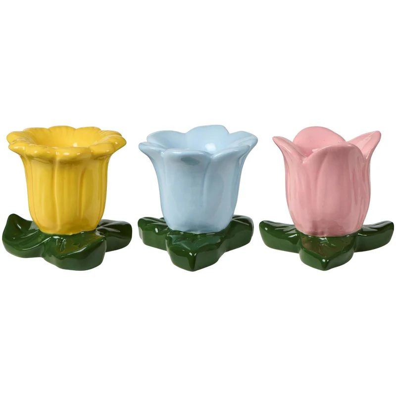 Blomformad ljusstake