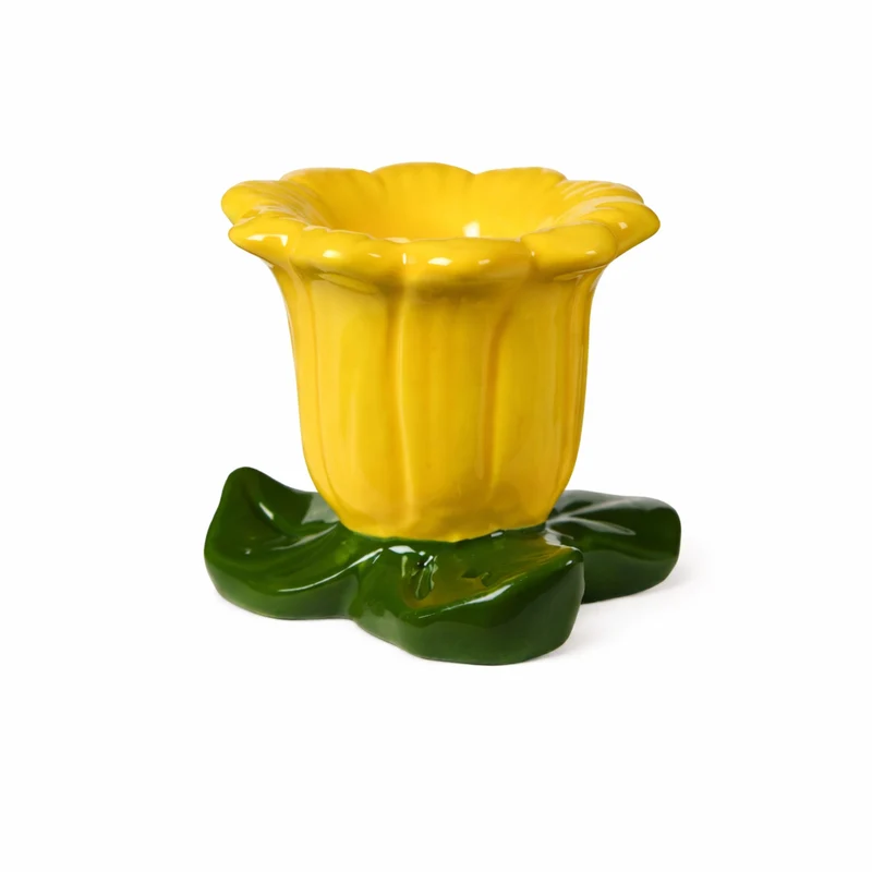 Blomformad ljusstake