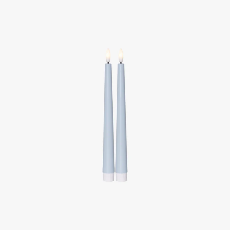 LED Antikljus 2-PACK Candy Blå