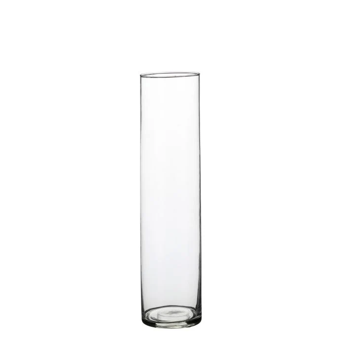 Cylinderglasvas 40 cm hög 9 cm i dia