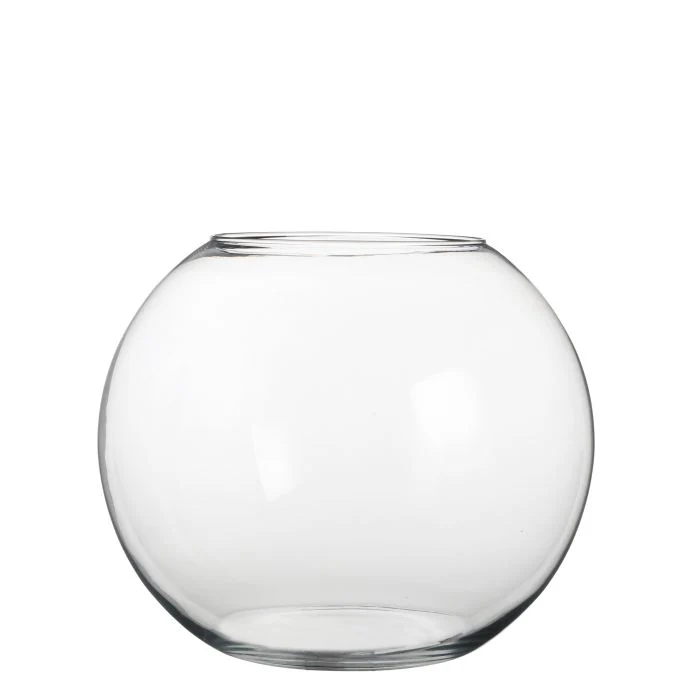 Glasskål 23 cm hög 30 cm i diameter