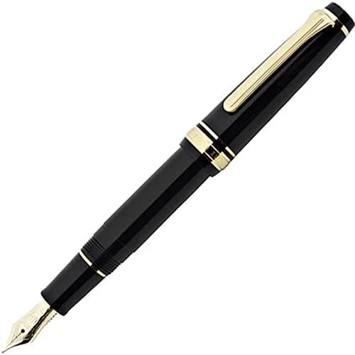 Sailor reservoarpenna Professional Gear Slim Mini guldsvart mellanfin 11-1303-320