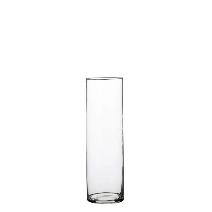 Cylinder glasvas 30 cm hög 9 cm i dia