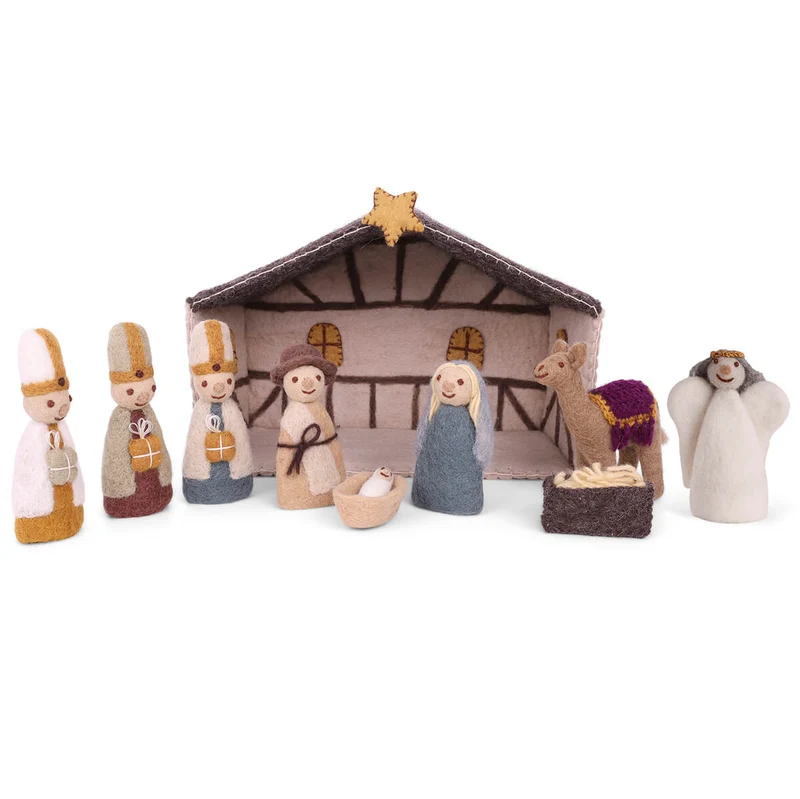 Nativity Set Including Dolls And Animals by Gry & Sif
