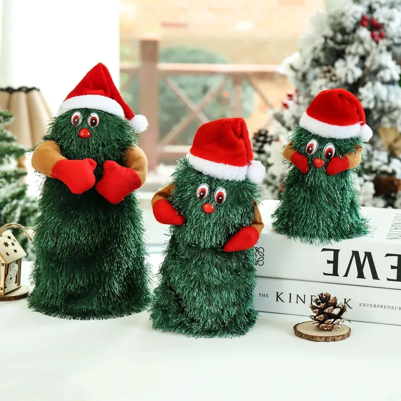 Electric Dancing Christmas Tree Christmas Doll Toy Decoration