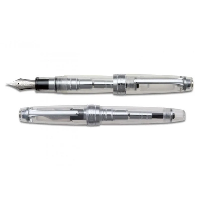 Sailor Reservoarpenna Professionell Utrustning Silver KOP Demonstrationsmodell Medium Spets 10-9619-400