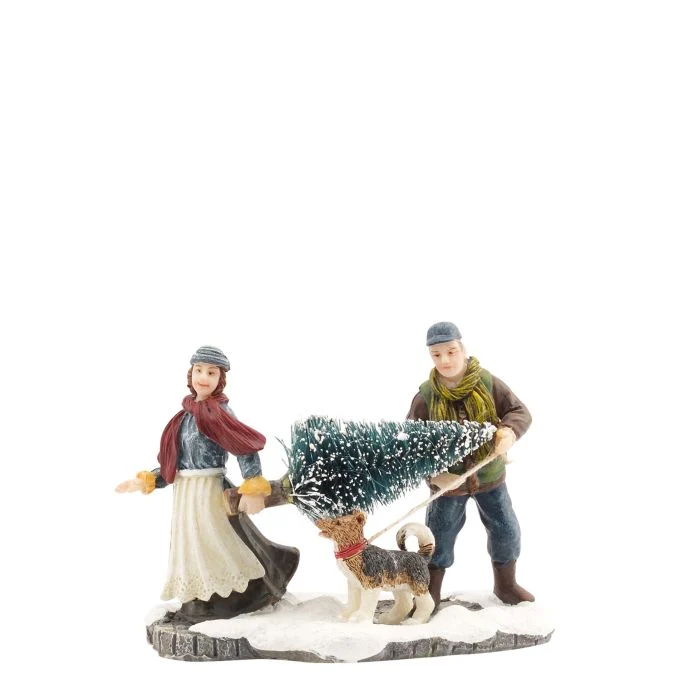 Luville Fällning av julgran