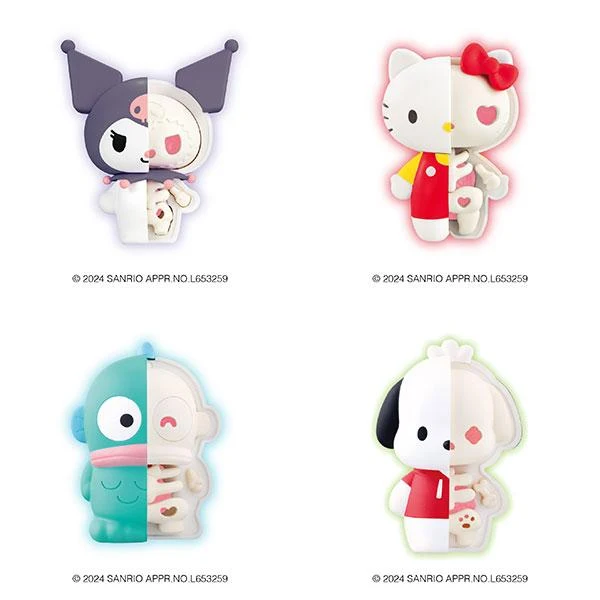 Demonteringspussel FANTASY Sanrio-karaktärer Renrosa Mixbox 4 delar Megahouse