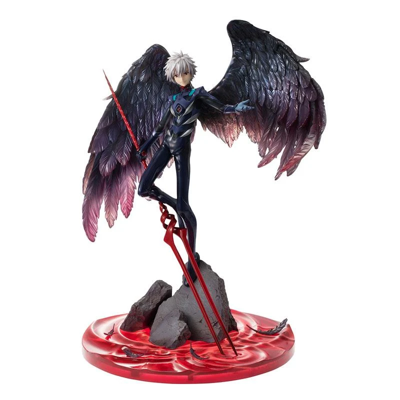 Precious GEM-serien Evangelion: 3.0+1.0 Thrice Upon a Time Kaworu Nagisa 15-årsjubileumsfigur Megahouse