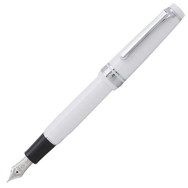 Sailor Reservoarpenna Professional Gear Slim Silver Vit Extra Fine Point 11-1222-110