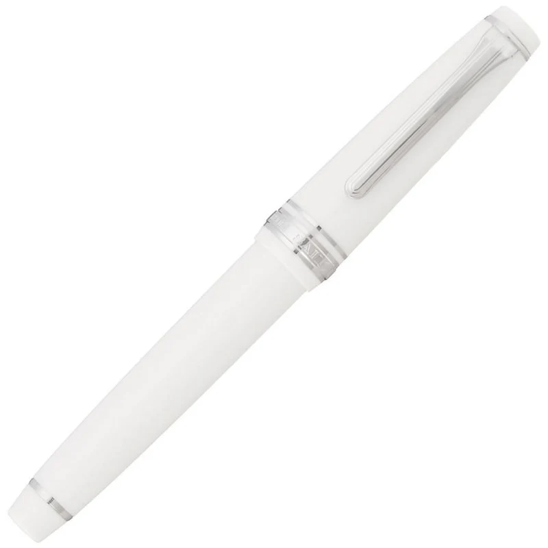 Sailor Reservoarpenna Professional Gear Slim Silver Vit Medium Spets 11-1222-410