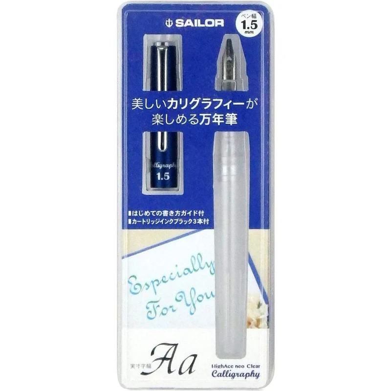 Sailor reservoarpenna Hiace Neo klar kalligrafi bredd 1.5 mm 12-0155-150