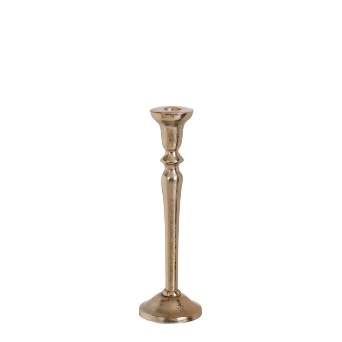 Rocco ljusstake i guldfärgad 28,5 cm hög