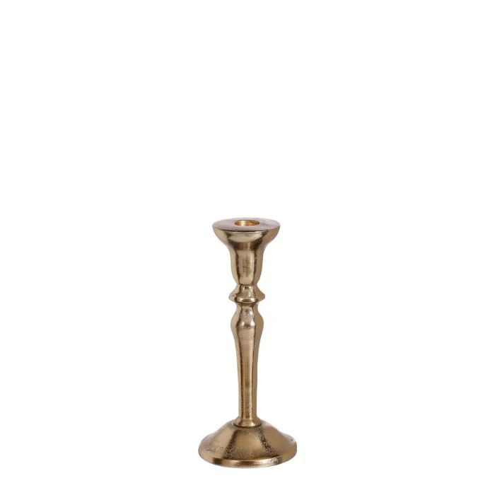 Rocco ljusstake i guldfärgad 20 cm hög