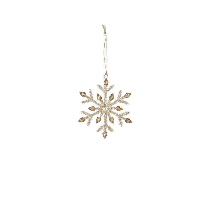 Strålande snöflinga