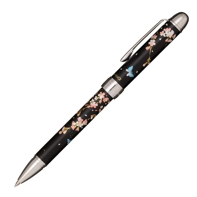 Sailor Multifunktionspenna 2 Färger + Sharp Yubimakie Shidare Sakura Svart 16-0344-220