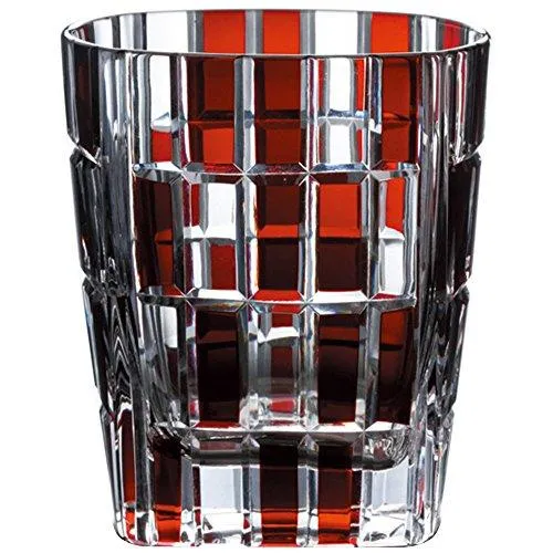 NARUMI Glass Glass Works Urban Röd 270cc Rocks Glass GW6052-222RD