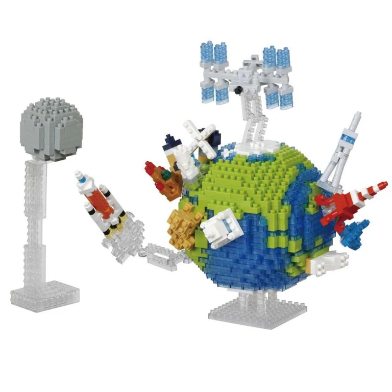 Nanoblock Planet Jorden & Månen NBM_041 Kawada