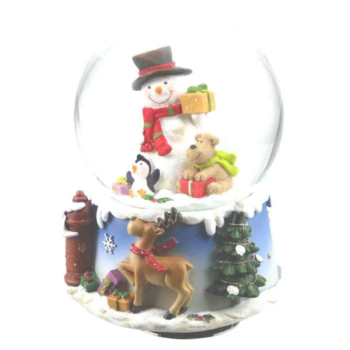 Snöglob Snögubbe med hund