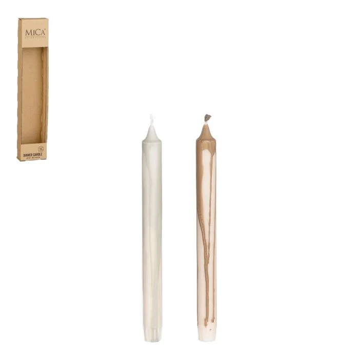 Tvåfärgade ljus 2-pack grön och brun