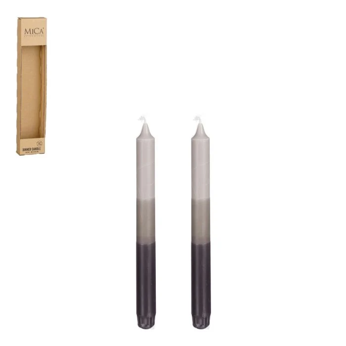 Trefärgade ljus 2-pack grå