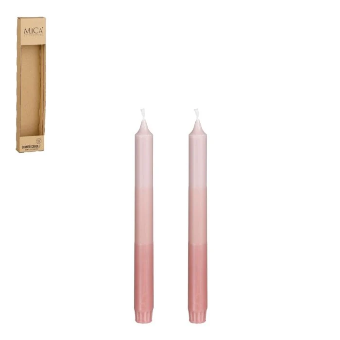 Trefärgade ljus 2-pack rosa