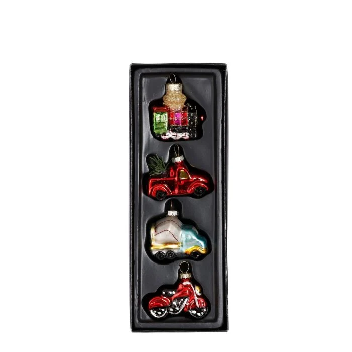 Julkulor Minifigurer Transport 4-pack
