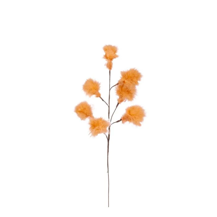 Gren med fjäder orange