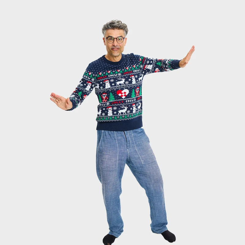 The jolly crew julesweater - Herre