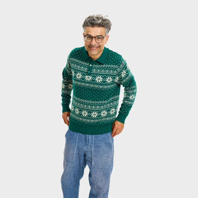 Den klassiske julepolo - Herre.