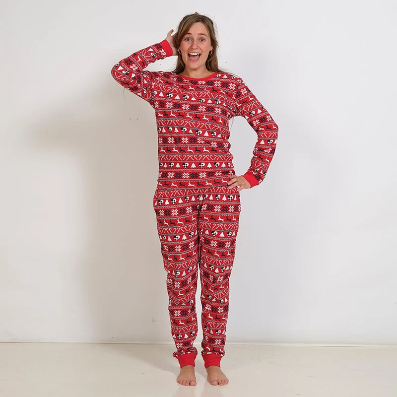 Julepyjamas Rød - Dame.
