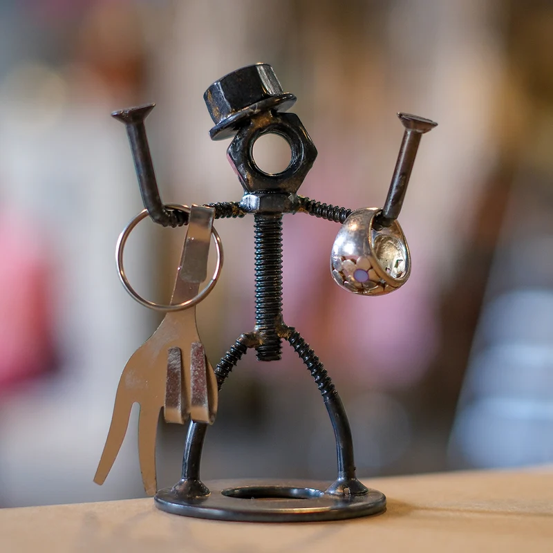 Metallfigur jubel