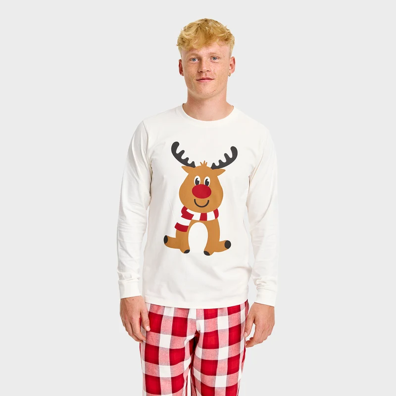 The Reindeer Pyjamas Top - Herre