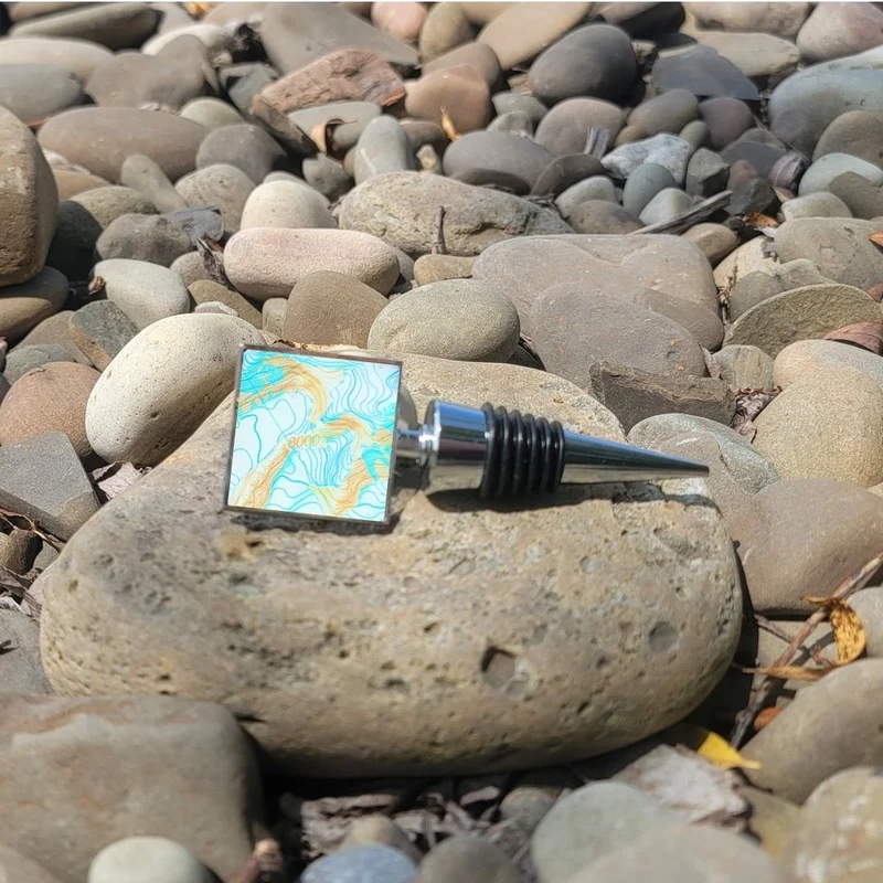 The Andrew - Our Map Wine Stopper