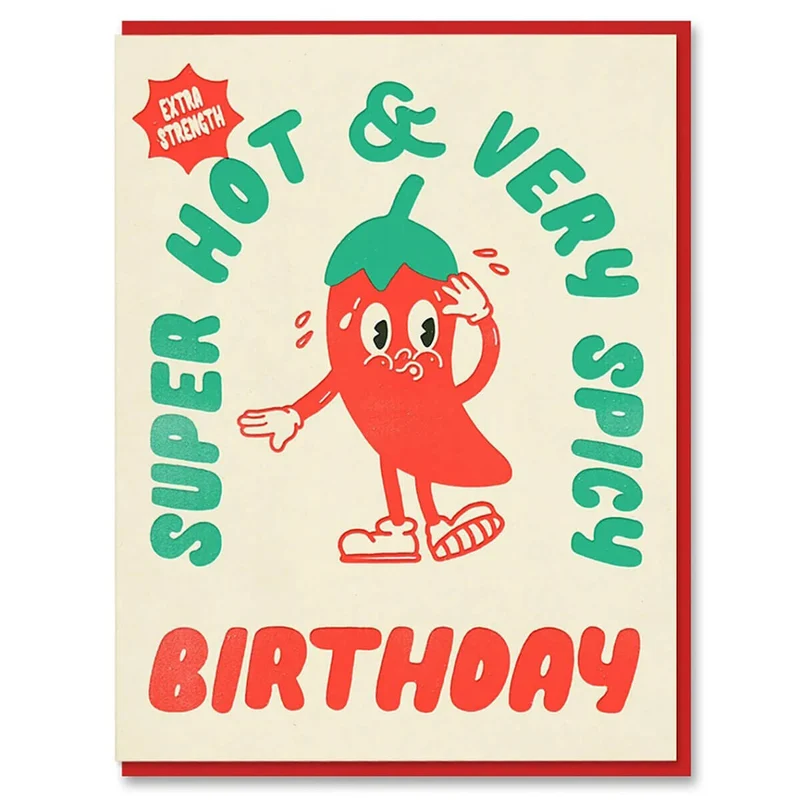 Chilli Birthday Greetings Card by The Toonies for 1973