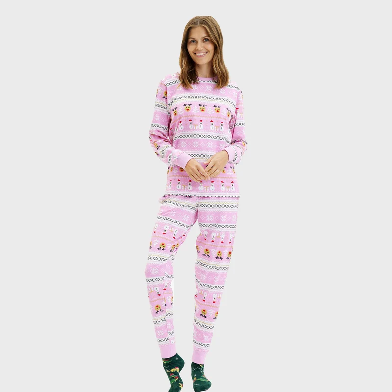 Ultimative julepyjamas pink - Dame.