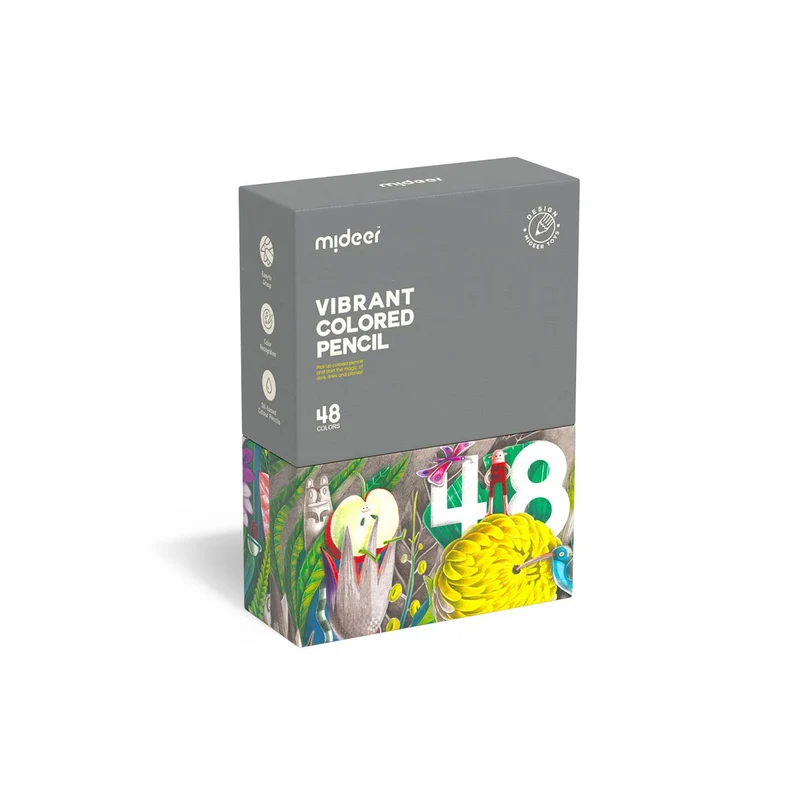 Vibrant Colored Pencil 48 Colors