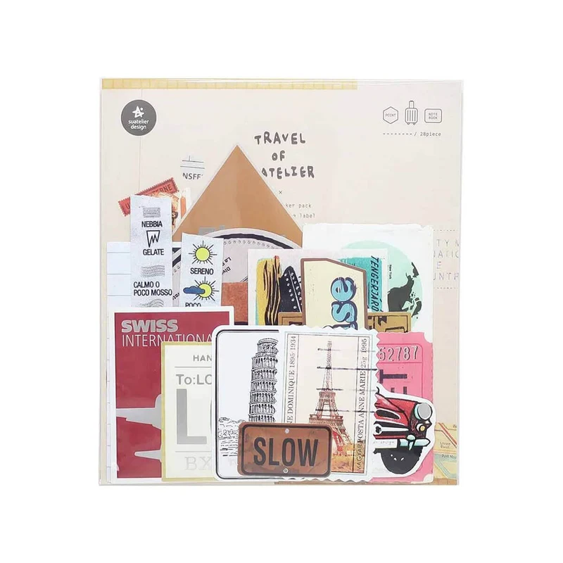 Vintage Label Stickers by Suatelier