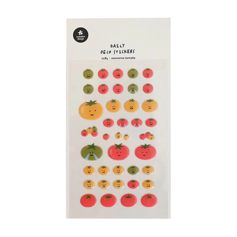 Awesome Tomato Stickers by Suatelier