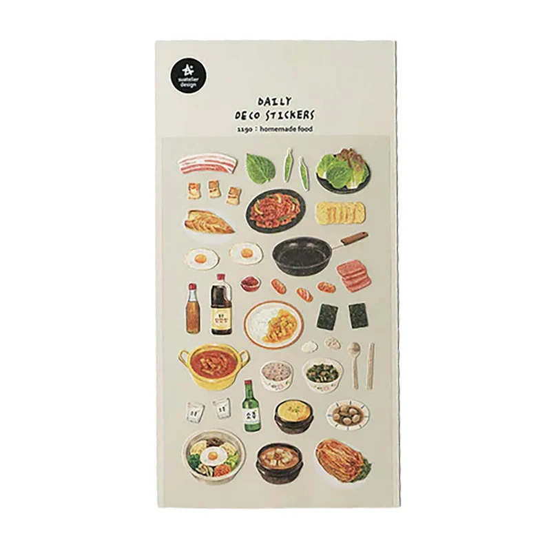 Homemade Food Stickers by Suatelier