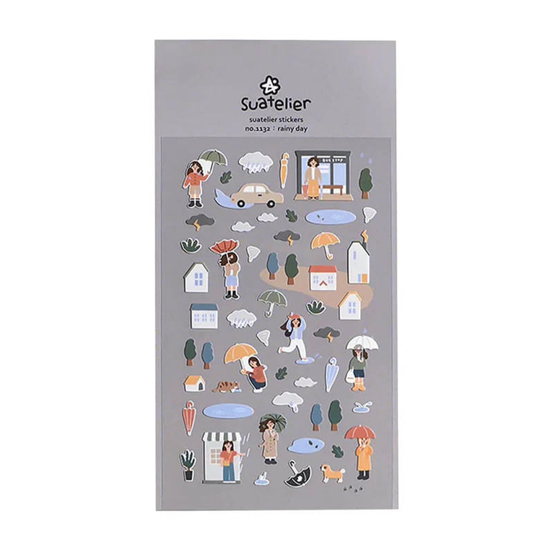 Rainy Day Stickers by Suatelier