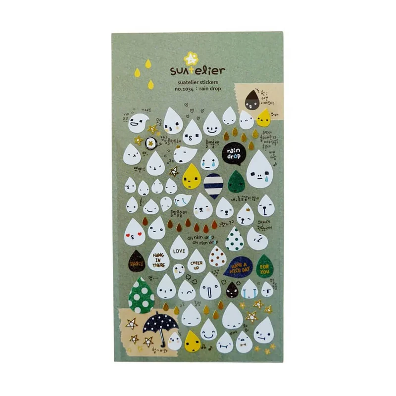 Rain Drop Stickers by Suatelier