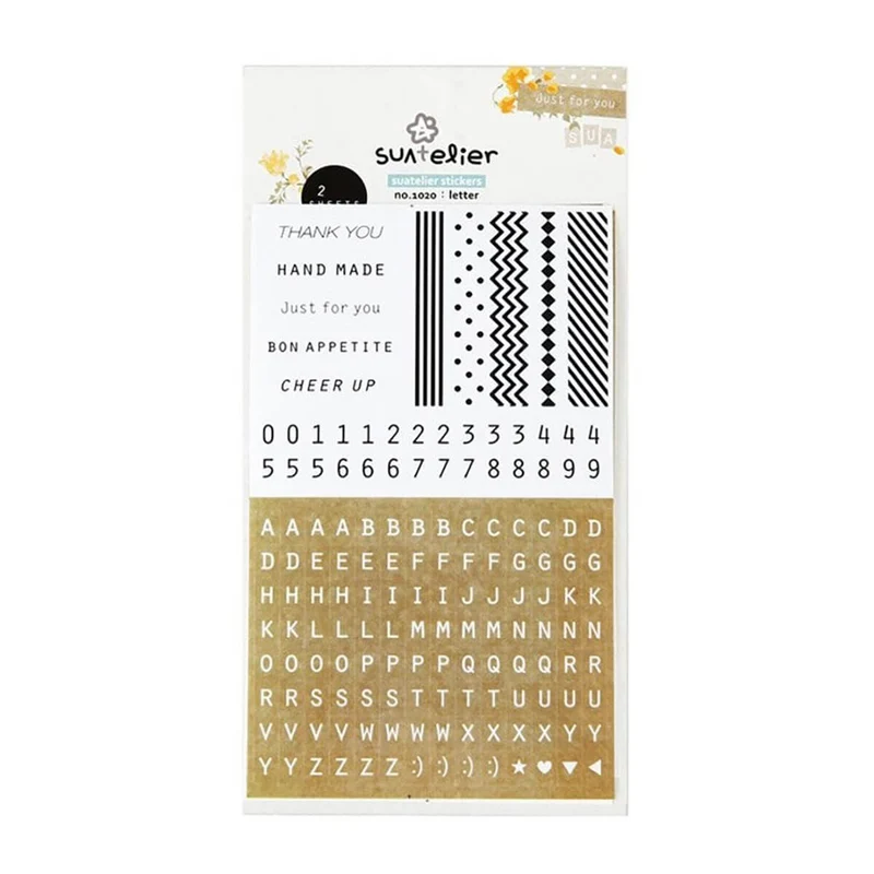 Letter Stickers by Suatelier