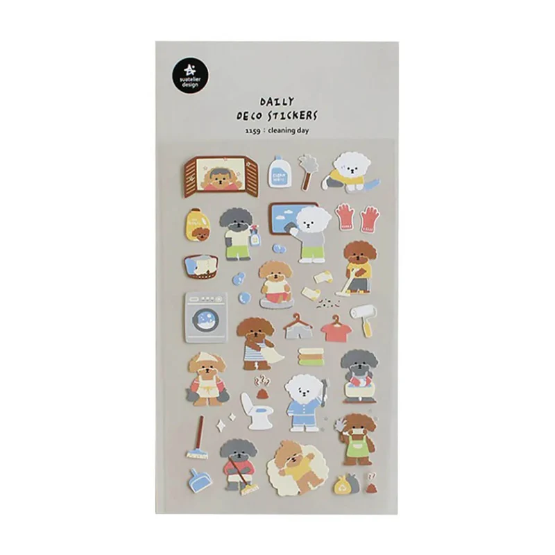 Cleaning Day Stickers by Suatelier