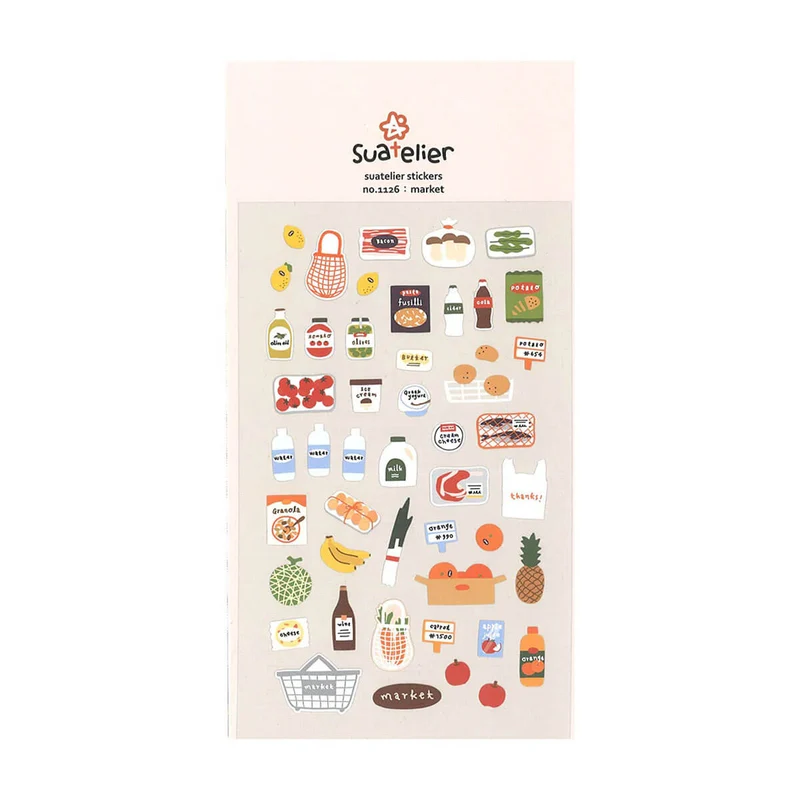 Market Stickers by Suatelier