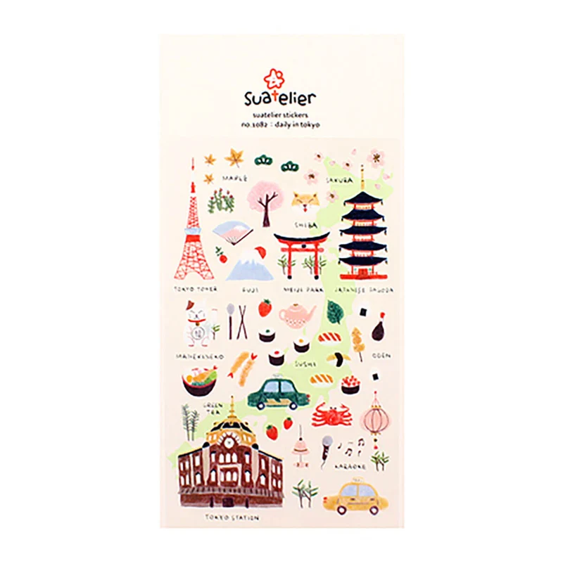 Daily In Tokyo Stickers by Suatelier